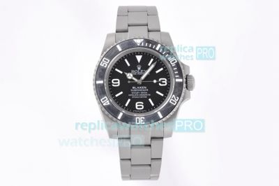 Swiss Replica Rolex Submariner No Date Blaken Watch 40MM From IPK Factory